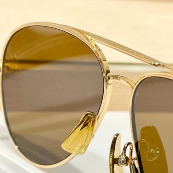 Signature BV Gold Aviator Sunglasses main image 6